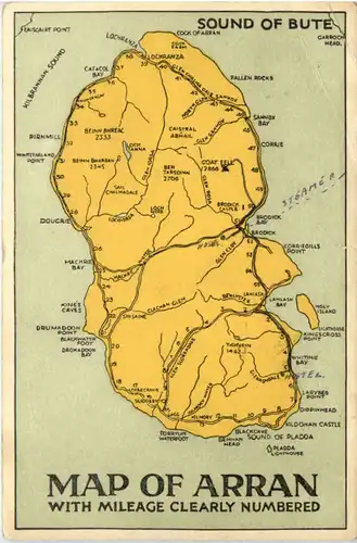 Map of Arran -477000