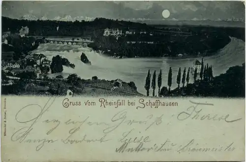 Gruss vom Rheinfall bei Schaffhausen -494996