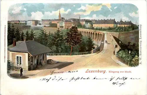 Luxemburg - Eingang zur Stadt -459334