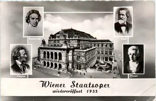 Wien Staatsoper - wiedereröffnet 1955 -495554