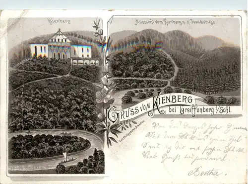 Gruss vom Kienberg bei Greiffenberg - Litho -600148