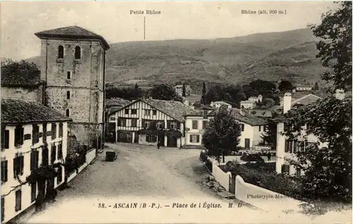 Ascain - Place de l Eglise -603980