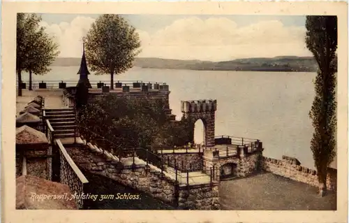 Rapperswil, Aufstieg zum Schloss -506762