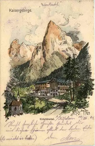 Hinterbärenbad - Künstler-AK Eugen Felle -606166