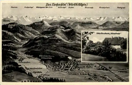 Eschachtal - Friesenhofen - Künstler-AK Eugen Felle -606800