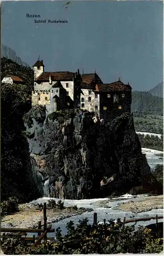 Bozen - Schloss Runkelstein - Künstler-AK Eugen Felle -607518