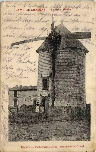 Camp de Chalons - Le vieux Moulin - Feldpost 1. Infanterie Brigade Nr. 45 -616262