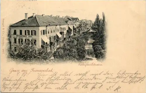 Gruss aus Franzensbad - Salzquellstrasse -621114