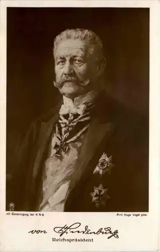 von Hindenburg - Reichspräsident -620750