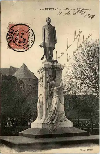 Brest - Statue d Armand Rousseau -624100