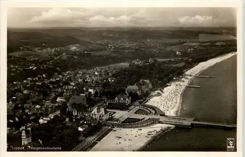 Ostseebad Zoppot - Fliegeraufnahme -625614