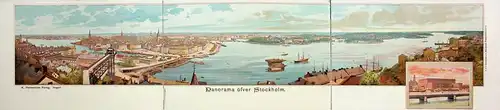 Panorama öfver Stockholm - Klappkarte -625987