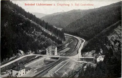 Bahnhof Lichtentanne u. Umgebung b. Bad Leutenberg -519278