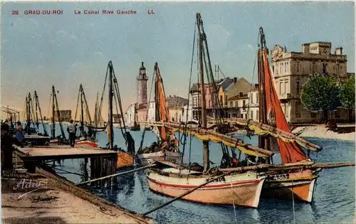 Grau du Roi - Le Canal Rive Gauche -604546