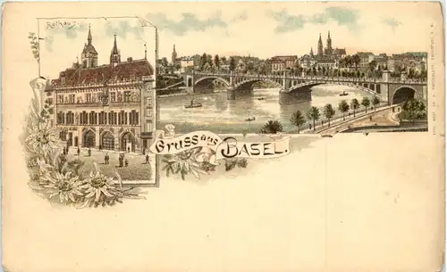 Gruss aus Basel - Litho -629828