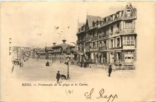 Mers - Promenade de la plage et le Casino -634438