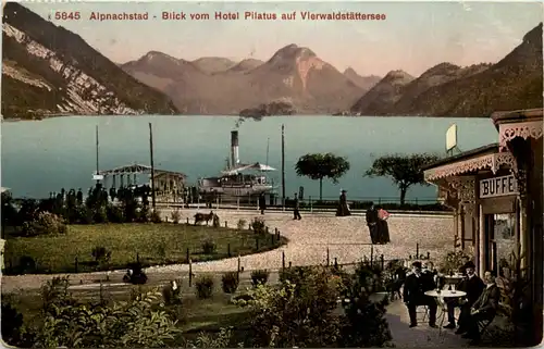 Alpnachstad - Blick vom Hotel Pilatus -605212