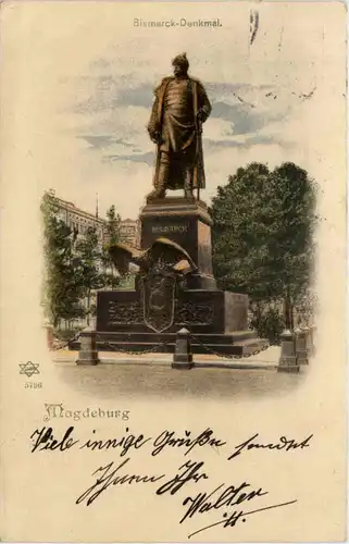 Magdeburg - Bismarck Denkmal -634834