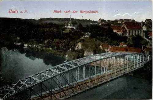 Halle (Saale), Blick nach der Bergschänke -525844