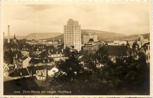 jena, Zeiss-Werke mit neuem Hochhaus -526116