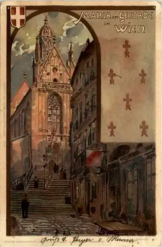 Maria am Gestadte in Wien - Litho -603590