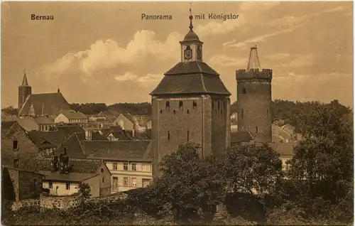 Bernau, Panorama mit Königstor -503574