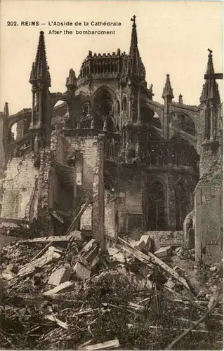 Reims - L Abside de la Cathedrale -617266