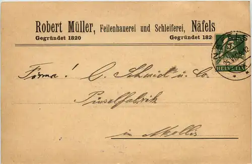 Näfels - Feilenhauerei Robert Müller -642282