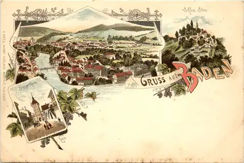 Gruss aus Baden AG - Litho -624566