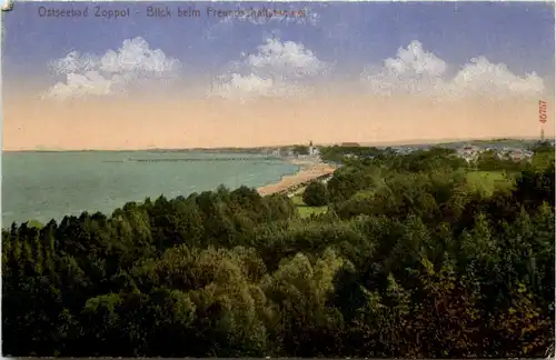 Ostseebad Zoppot - Blick beim Freundschaftsempel -624868