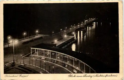 Ostseebad Zoppot - Seesteg bei Nacht -625562