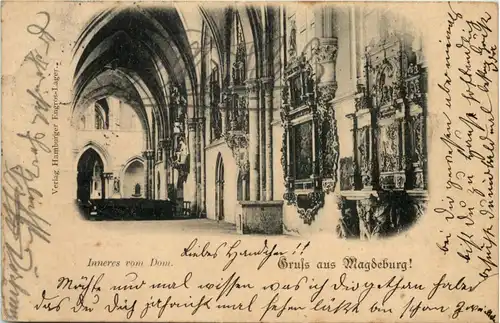 Gruss aus Magdeburg, Inneres vom Dom -525680