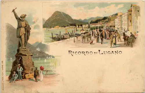 Ricordo di Lugano- Litho -629838