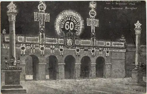 Wien - Die Illumination 1908 -643438