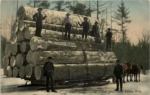 Logging Scene near Rice Lake - Wisconsin -644304