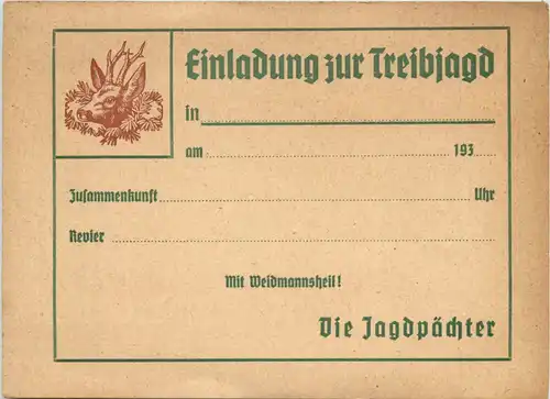 Einladung zur Treibjagd -644912