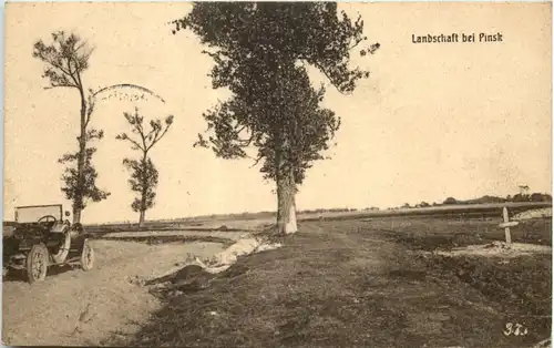 Landschaft bei Pinsk - Feldpost -645462