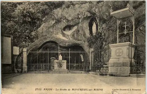 Anjou - La Grotte de Montreuil sur Maine -646432