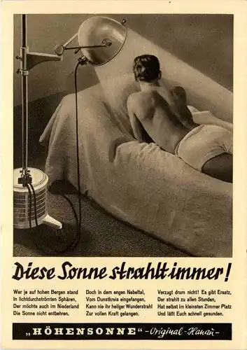 Werbung - Höhensonne - Hanau -646606