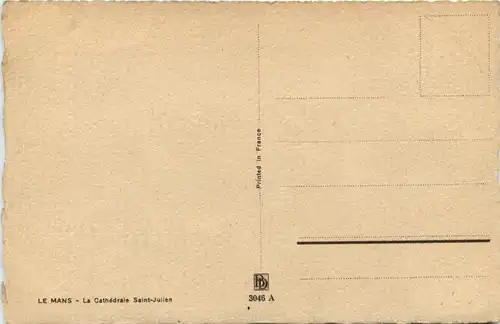 Le Mans - La Cathedrale Saint Julien -648958
