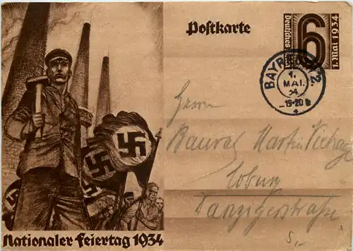 Nationaler Feiertag 1934 - 3. Reich -650086