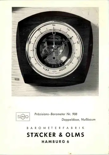 Werbung - Stäcker & Olms Hamburg - Barometer -650556