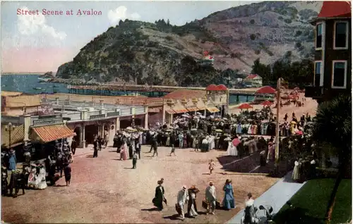 Street Scene in Avalon - California -650736