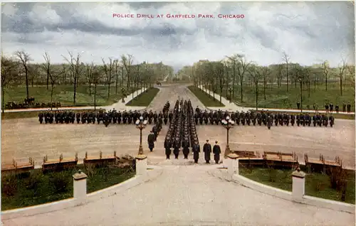 Chicago - Police Drill at Garfield Park -650698