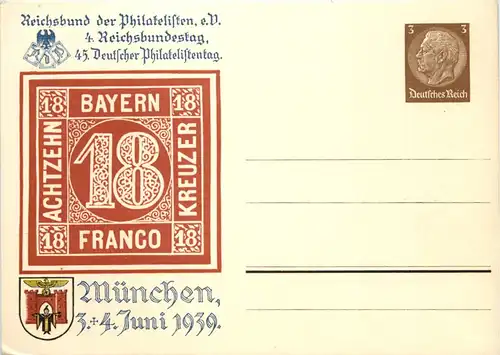 Berlin - Deutscher Philatelistentag 1939 - Ganzsache PP 122 C106 -651502