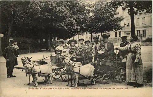 Paris - Bois de Vincennes - Les Voitures aux Chevres -651618