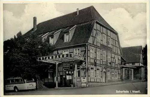 Scherfede i. Westfalen - Tankstelle - Warburg -651658