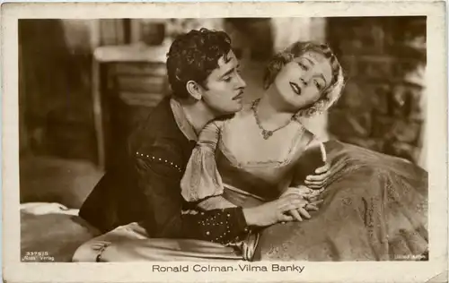 Schauspieler Ronald Colman - Vilma Banky -652654