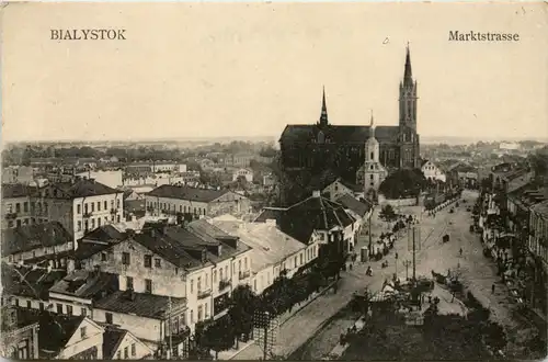 Bialystok - Marktstrasse - fEldpost -655260