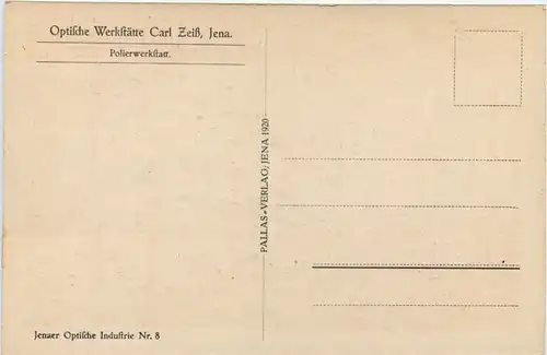 Zeisswerk Jena - Polierwerkstatt -656246